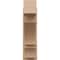 Ekena Millwork 7 1/2-in W x 20-in D x 28-in H Balboa Block Rough Cedar Woodgrain TimberThane Outlooker, Primed Tan OUTUR075X20X28BOA44RCPR - alternate 3